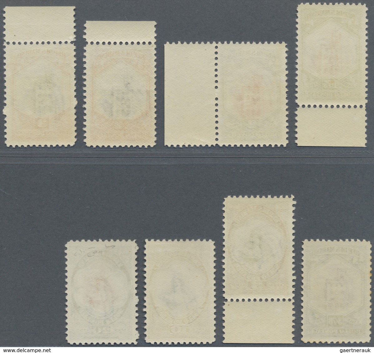 ** San Marino: 1929/1935, Definitives "National Symbols", 5c. To 20l. Without 15l., Set Of 18 Stamps (i - Neufs