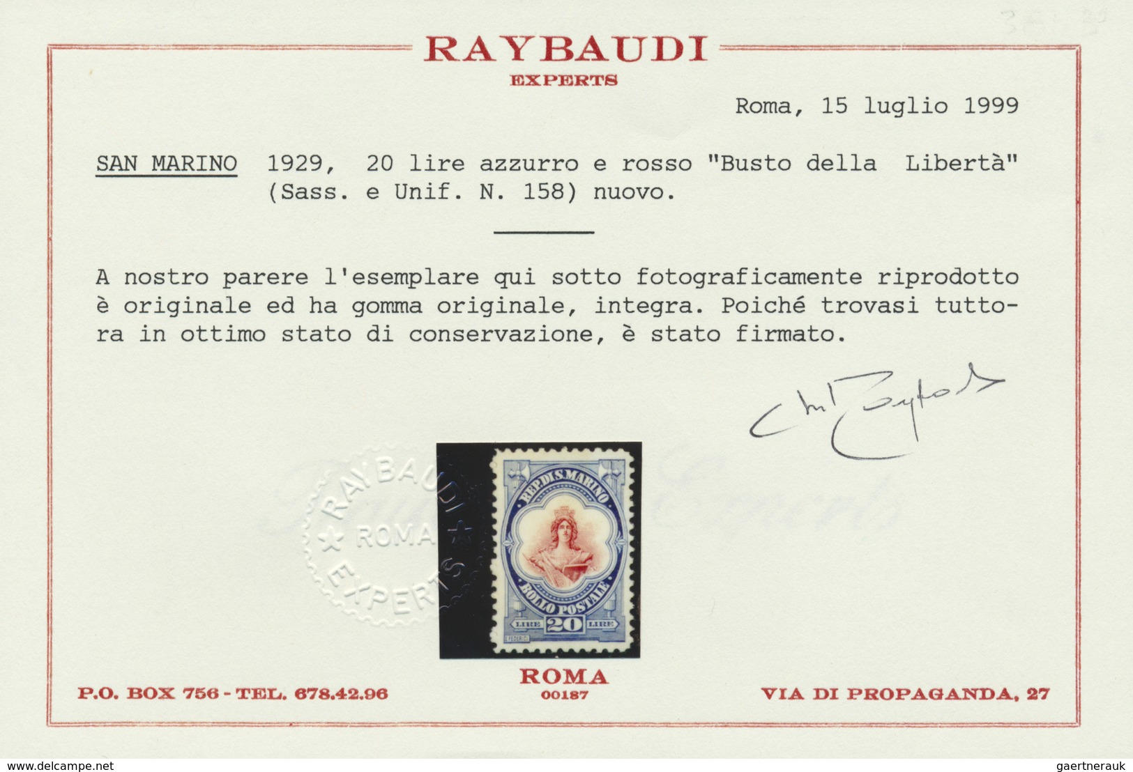 ** San Marino: 1929/1935, Definitives "National Symbols", 5c. To 20l. Without 15l., Set Of 18 Stamps (i - Ongebruikt