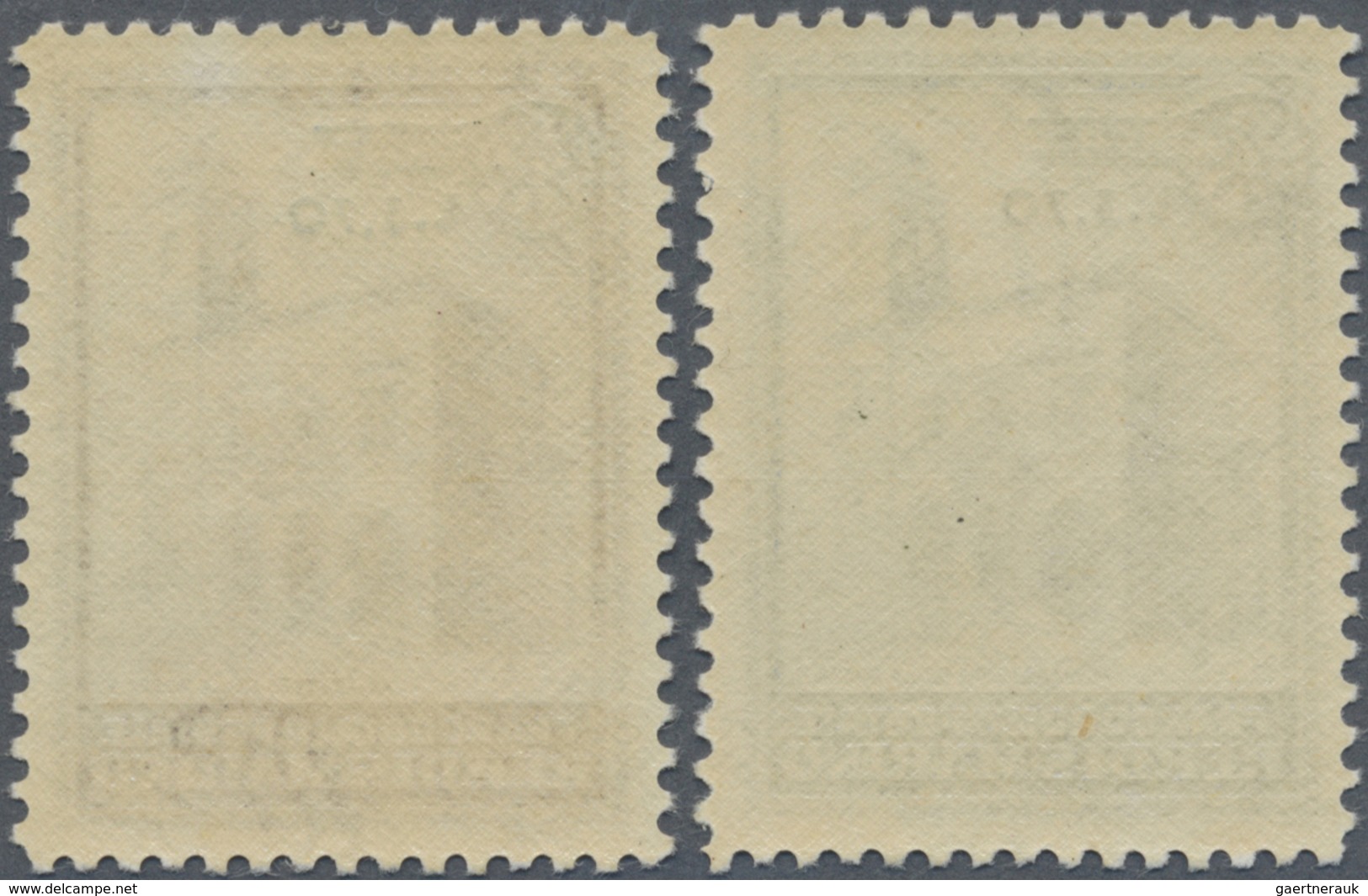 ** San Marino: 1934, Revaluation Overprints, Both Values Unmounted Mint. Sass. 184/85, 500,- €. Only 8. - Neufs