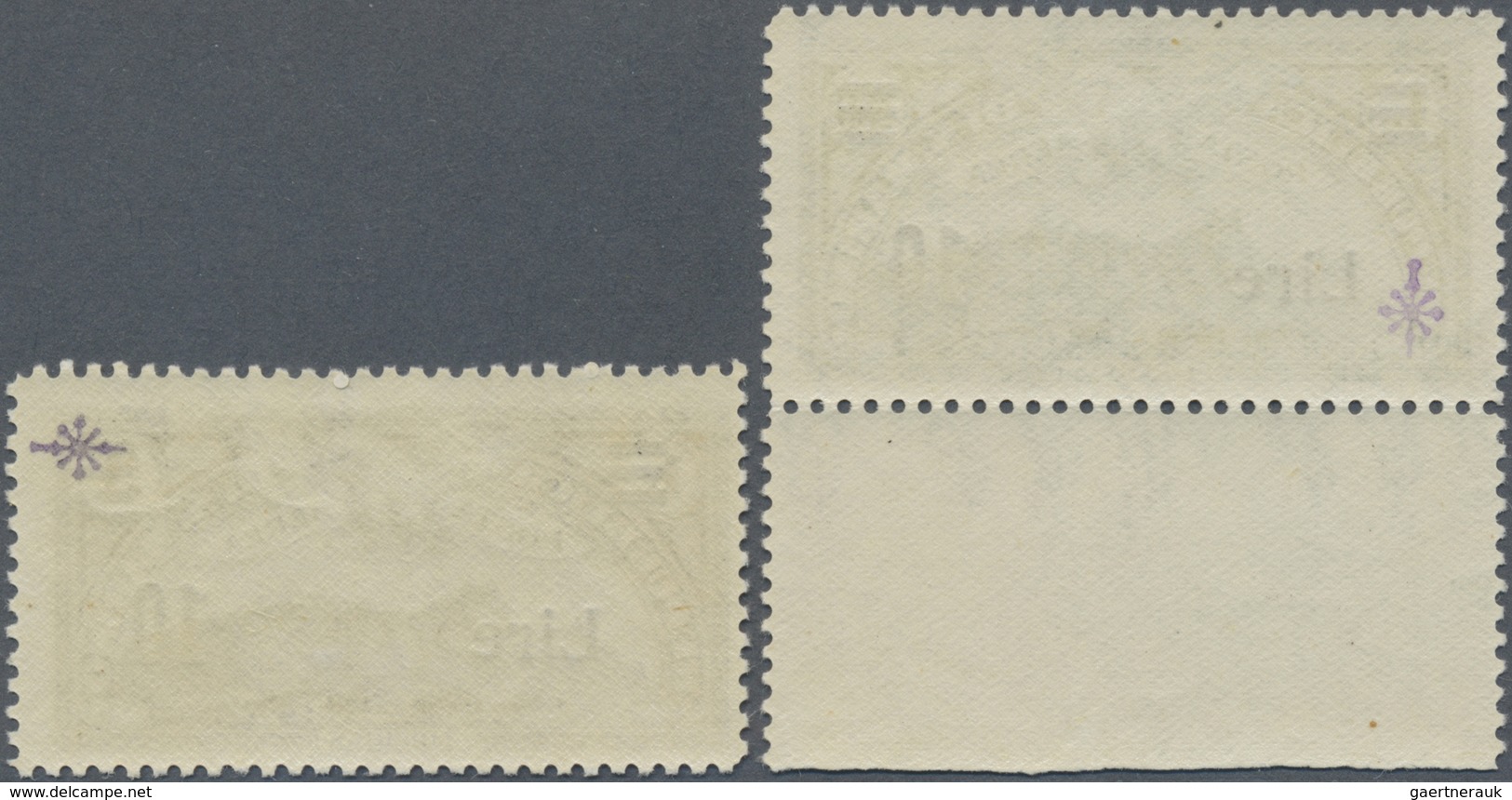 ** San Marino: 1942, Airmail Overprints, Both Values Unmounted Mint, Signed. Sass. PA19/20, 320,- €. Is - Neufs