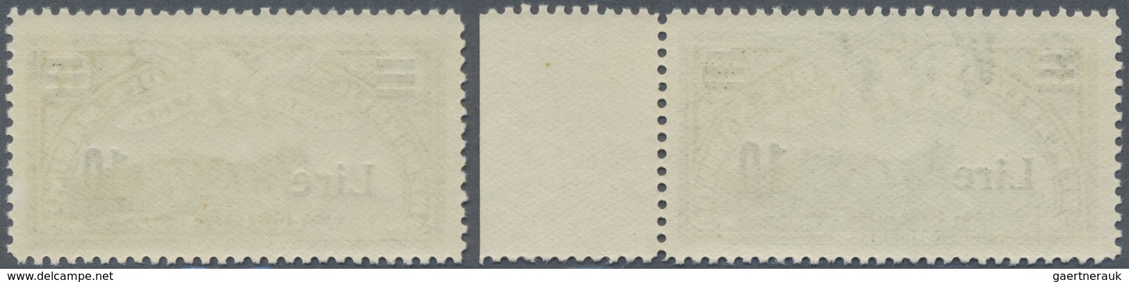 ** San Marino: 1942, Airmail Overprints, Both Values Unmounted Mint. Sass. PA19/20, 320,- €. Issued In - Ongebruikt