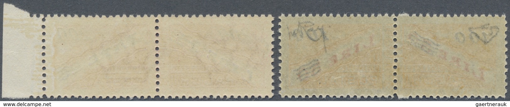 ** San Marino - Paketmarken: 1948/1950, Overprints, 100l. On 50l. And 200l. On 25l., Two Values Unmount - Colis Postaux