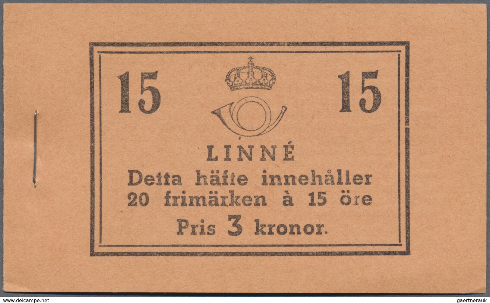 ** Schweden - Markenheftchen: 1939, Bicentenary Of The Royal Academy Of Sciences (Linne), Two Complete - 1951-80