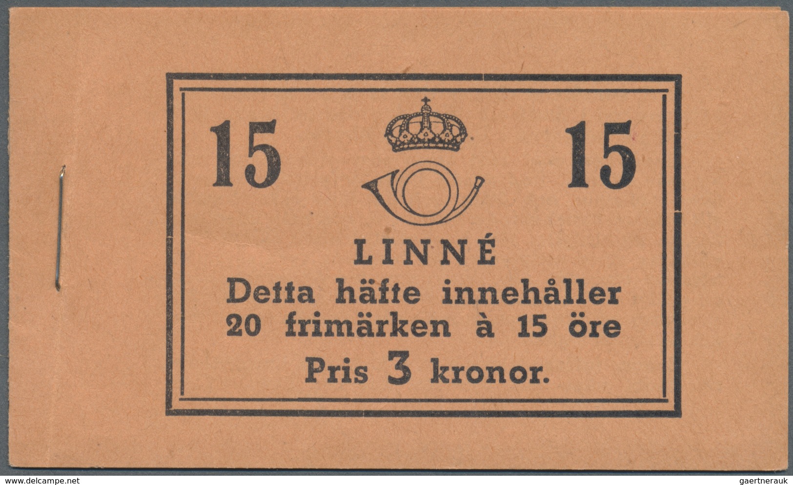 ** Schweden - Markenheftchen: 1939, Bicentenary Of The Royal Academy Of Sciences (Linne), Complete Stam - 1951-80