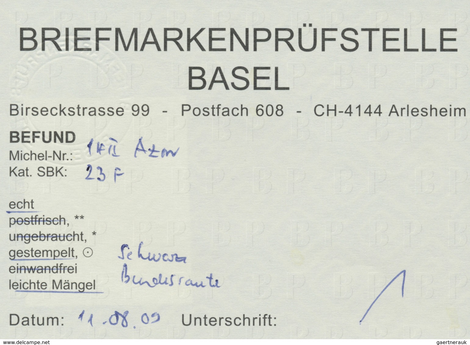 O Schweiz: 1854-62 Strubel-Kurzsatz Mit 5 Rp. Und 10 Rp. Je Auf Dünnem Seidenpapier, Je Einseitig Etwa - Neufs