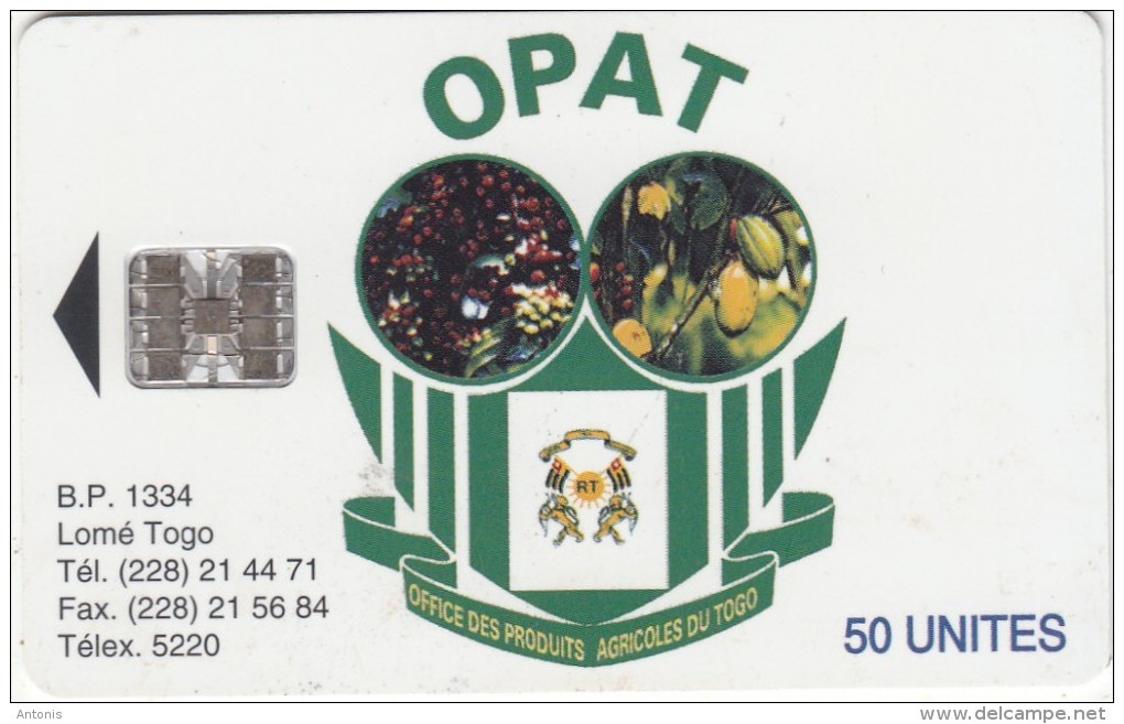 TOGO - OPAT, CN : C55150374, 05/95, Used - Togo