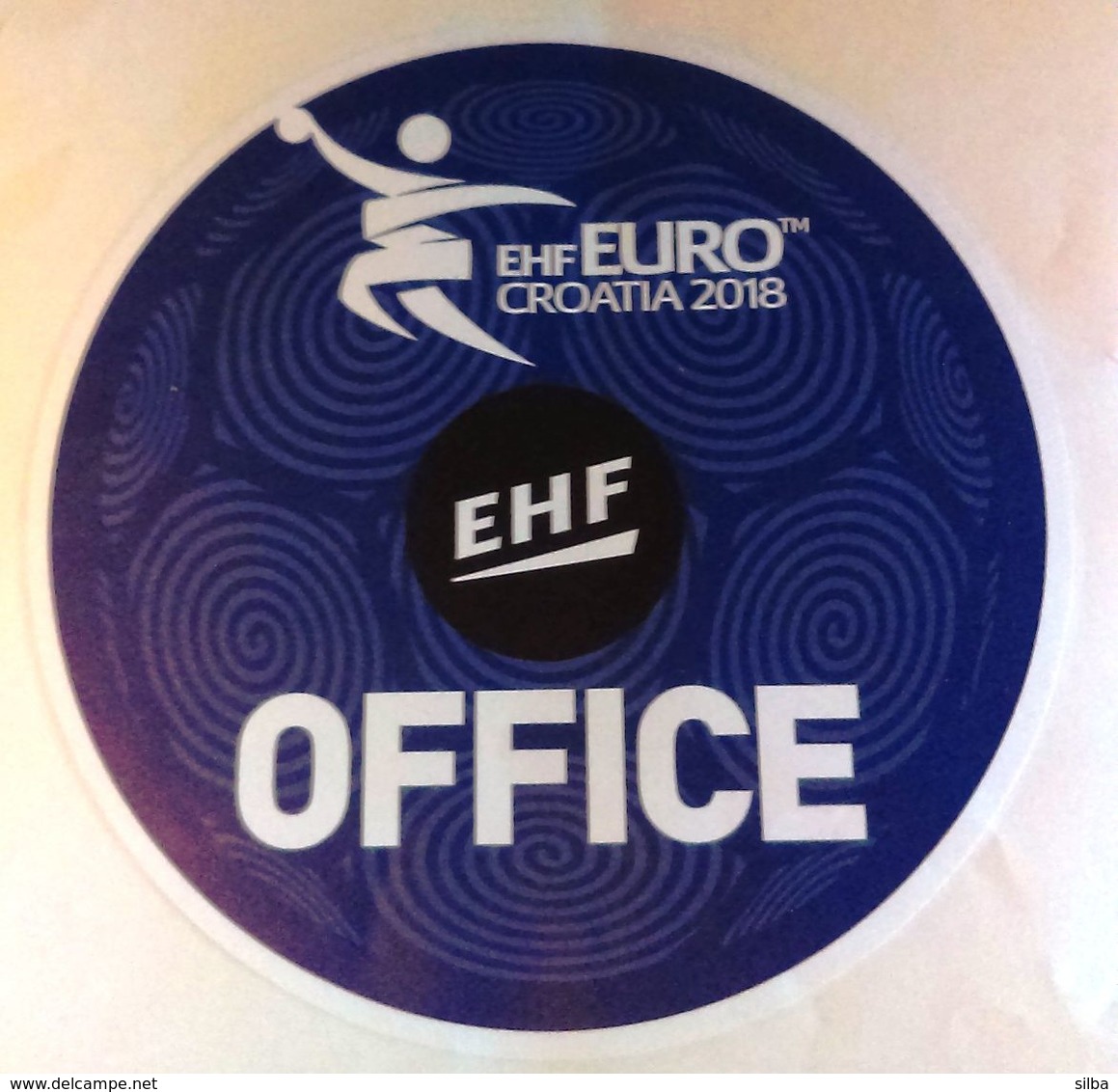 HANDBALL / MEN'S EHF EURO CROATIA 2018 / Main Official Sticker / 27 Pcs