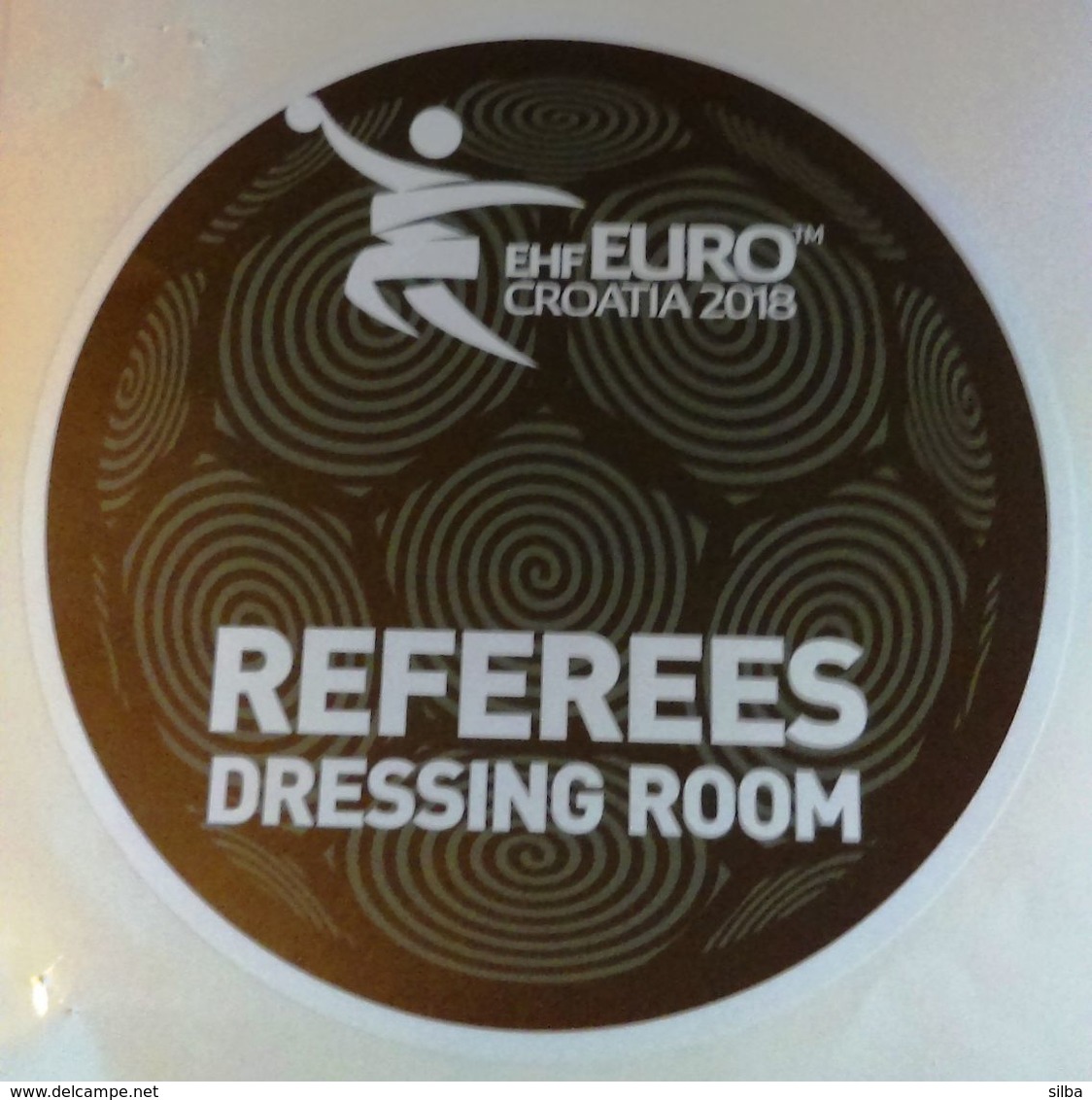 HANDBALL / MEN'S EHF EURO CROATIA 2018 / Main Official Sticker / 27 Pcs