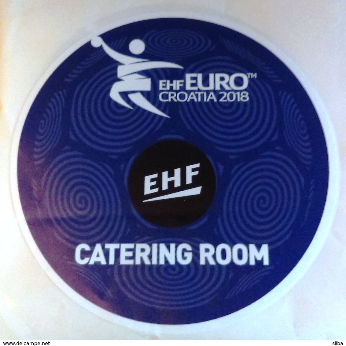 HANDBALL / MEN'S EHF EURO CROATIA 2018 / Main Official Sticker / 27 Pcs