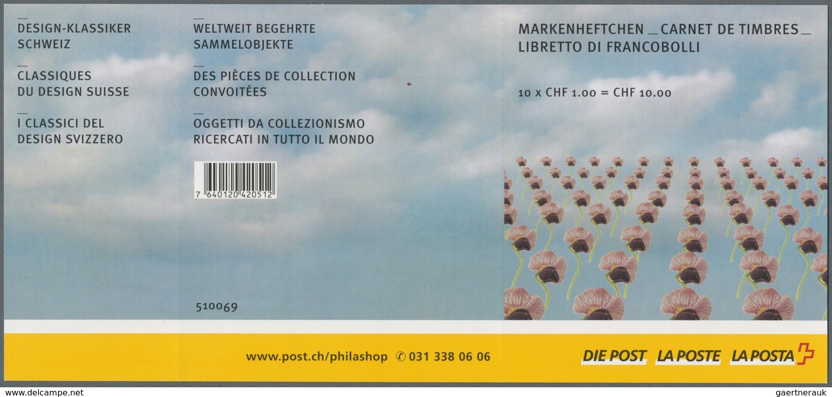 ** Schweiz - Markenheftchen: 2004, Landistuhl 100 C, Selbstklebend Im Kompl. Markenheft UNPERFORIERT Ei - Carnets