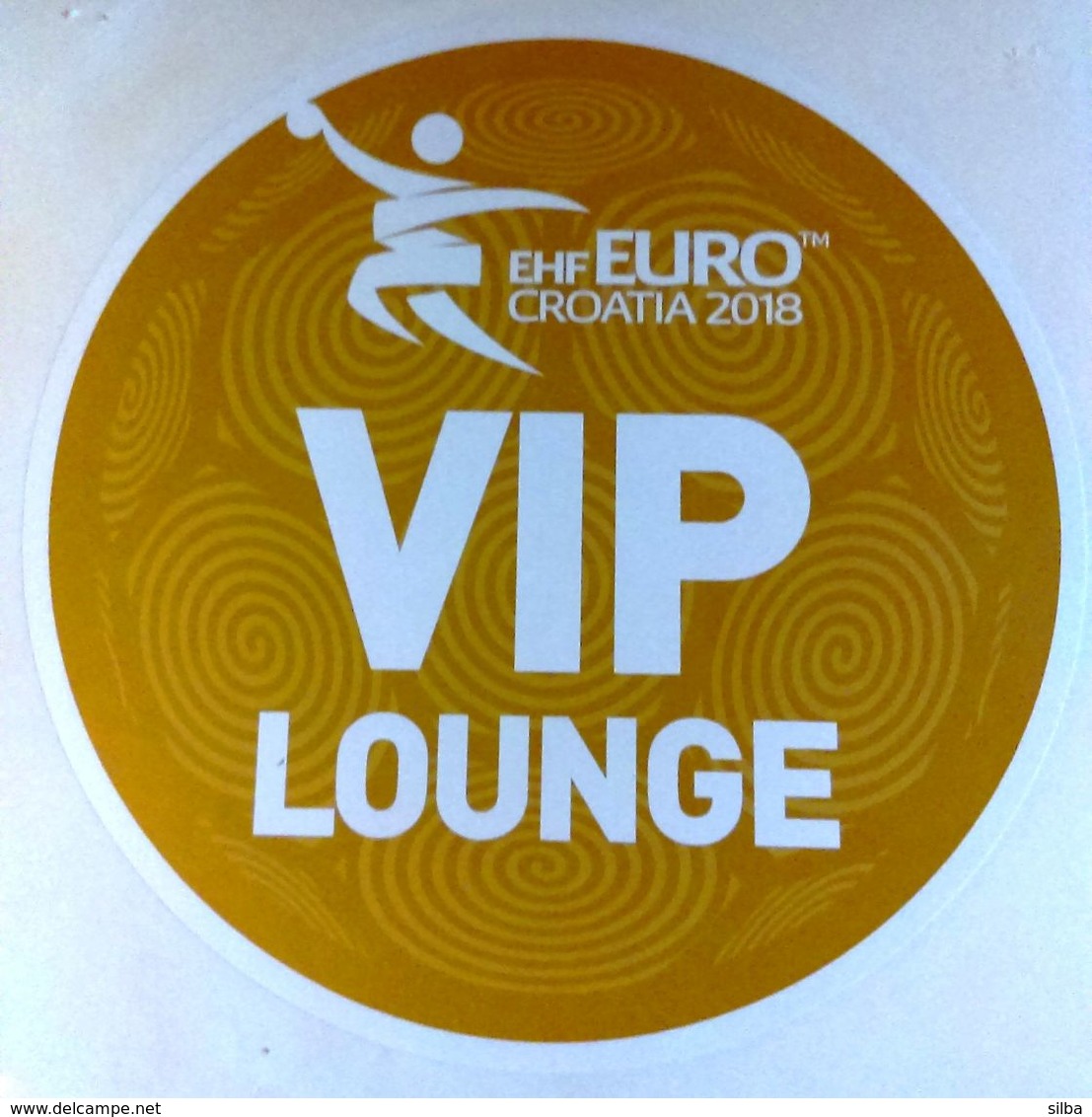 HANDBALL / MEN'S EHF EURO CROATIA 2018 / Main Official Sticker / VIP LOUNGE - Handball