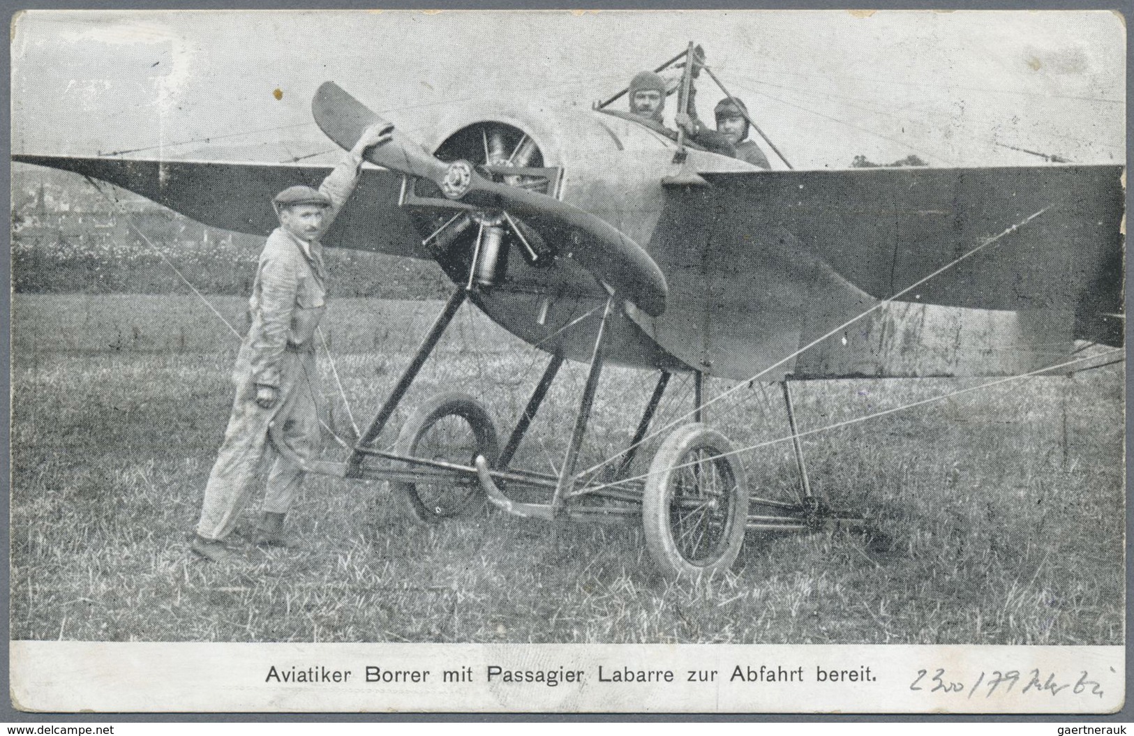 Br Schweiz - Halbamtliche Flugmarken: 1913: 50 C Solothurn-Weissenstein Auf Postkarte Mit 5 Rp, Leicht - Oblitérés