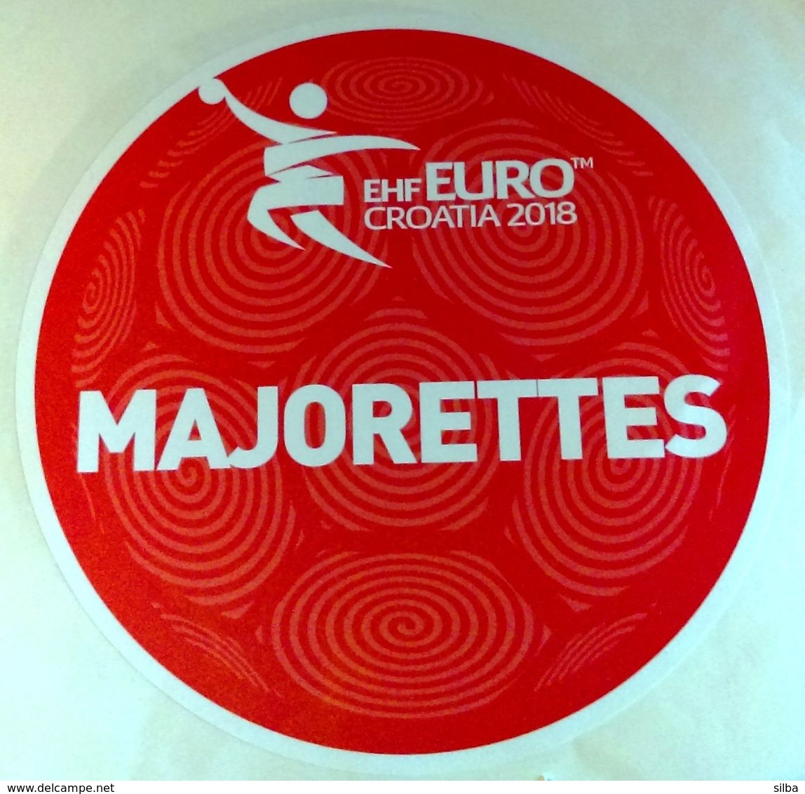 HANDBALL / MEN'S EHF EURO CROATIA 2018 / Main Official Sticker / MAJORETTES - Palla A Mano