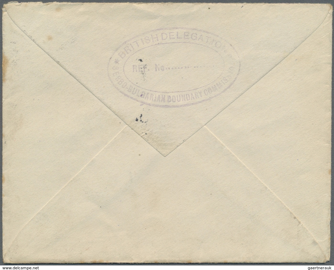 Br Serbien - Besonderheiten: 1921. Military Mail Envelope (stains) Addressed To Hampshire Written From - Serbia