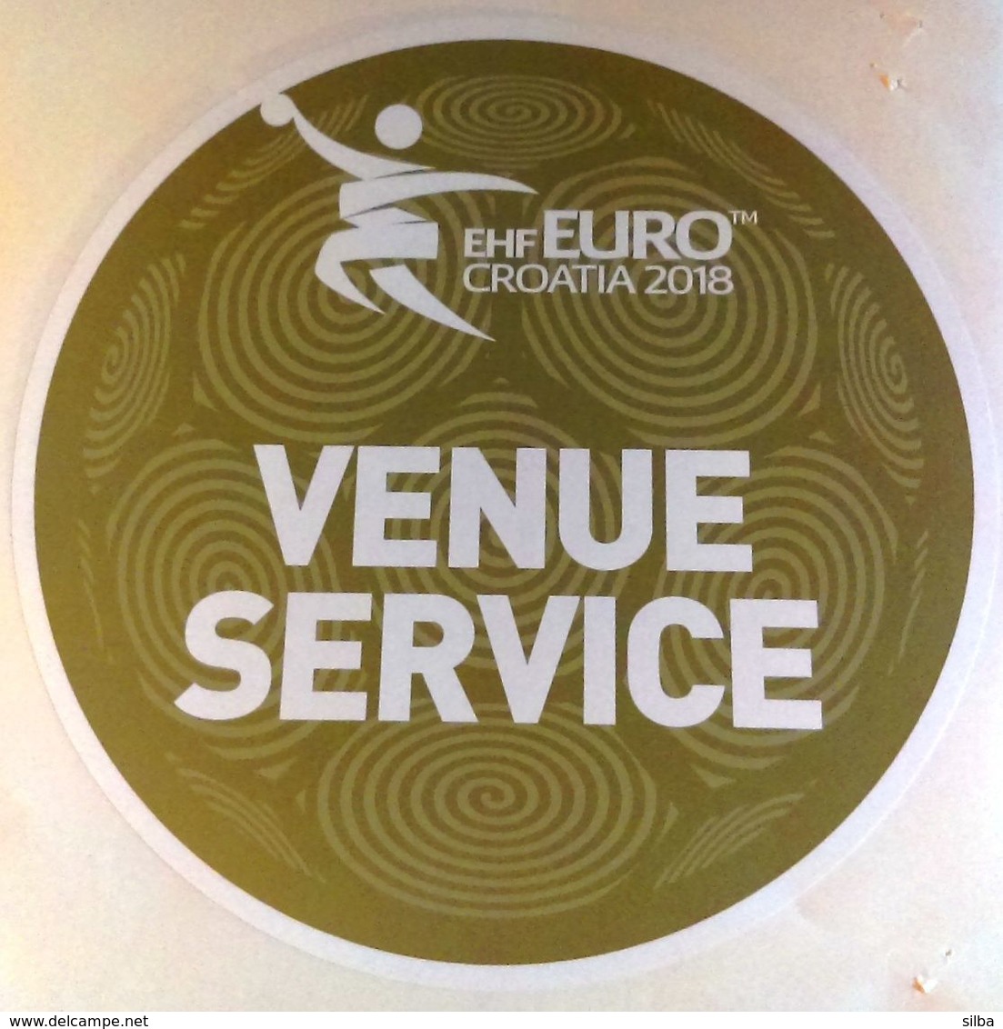 HANDBALL / MEN'S EHF EURO CROATIA 2018 / Main Official Sticker / VENUE SERVICE - Handbal