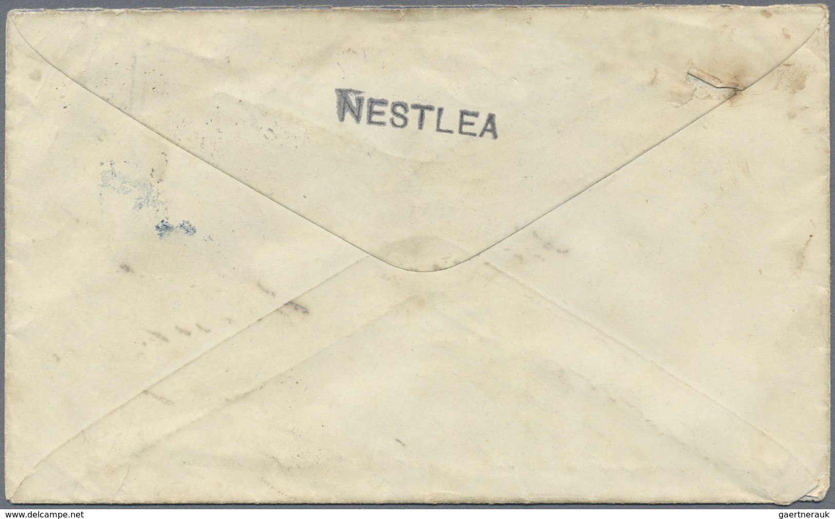 Br Sowjetunion: 1936, 50 Kop North Pole On Blued Paper On Letter To Great Britain. - Lettres & Documents