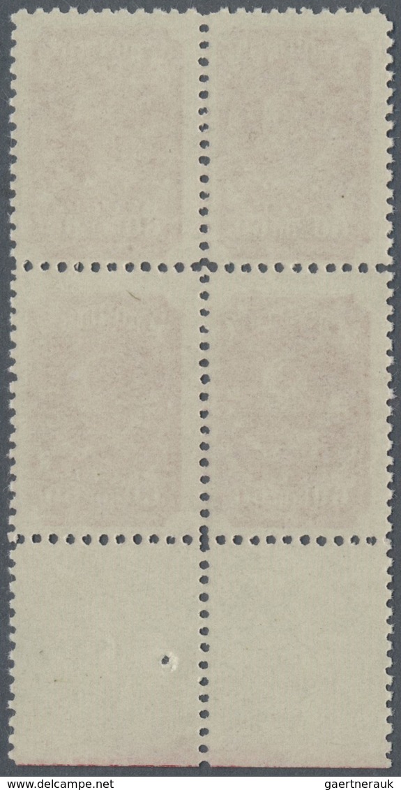 ** Sowjetunion: 1940, 60kop. Carmine, Line Perforation 12½, Bottom Marginal Block Of Four, Unmounted Mi - Lettres & Documents