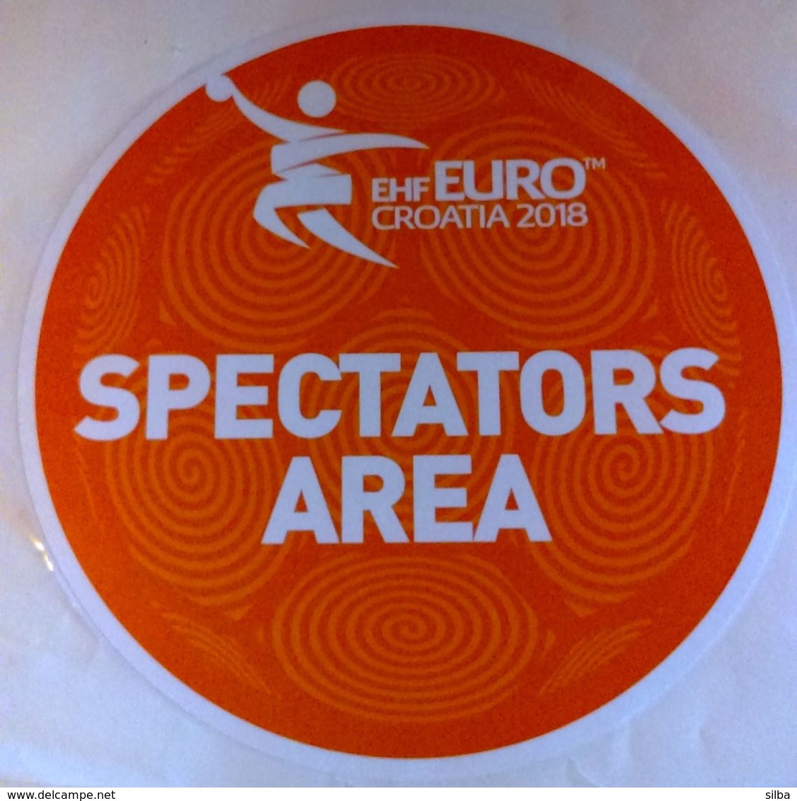 HANDBALL / MEN'S EHF EURO CROATIA 2018 / Main Official Sticker / SPECTATORS AREA - Handball