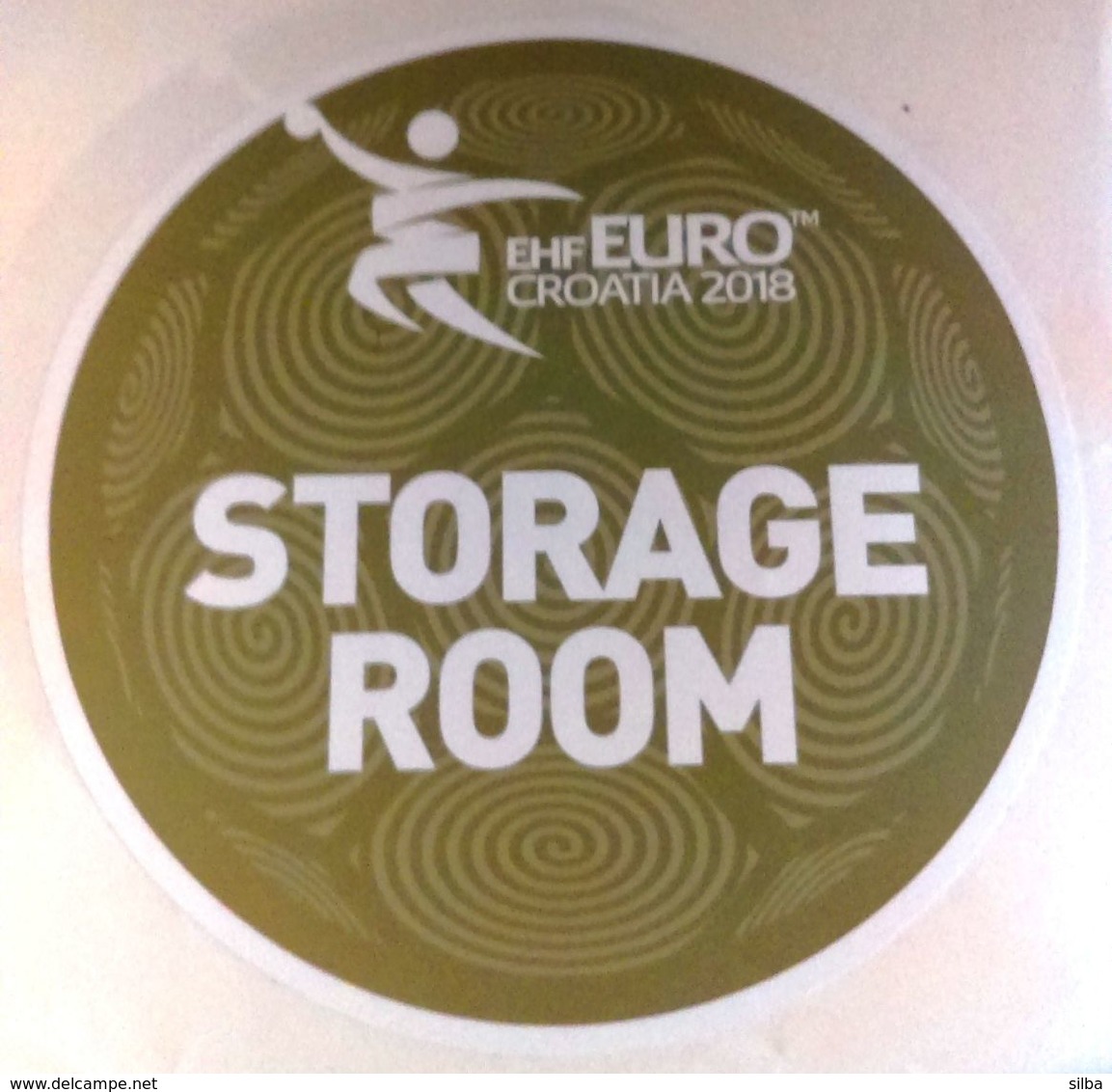 HANDBALL / MEN'S EHF EURO CROATIA 2018 / Main Official Sticker / STORAGE ROOM - Handbal