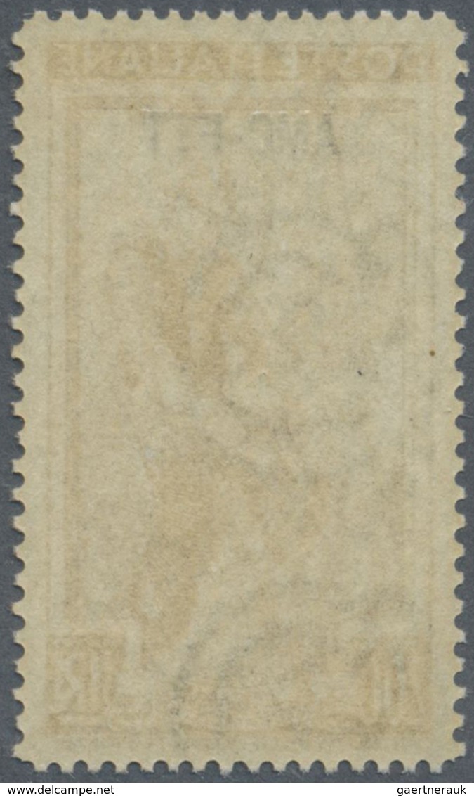 ** Triest - Zone A: 1950, 200l. Sepia, Rare Perforation 14¼:13¼, Splendid Copy, Unmounted Mint, Unsigne - Neufs