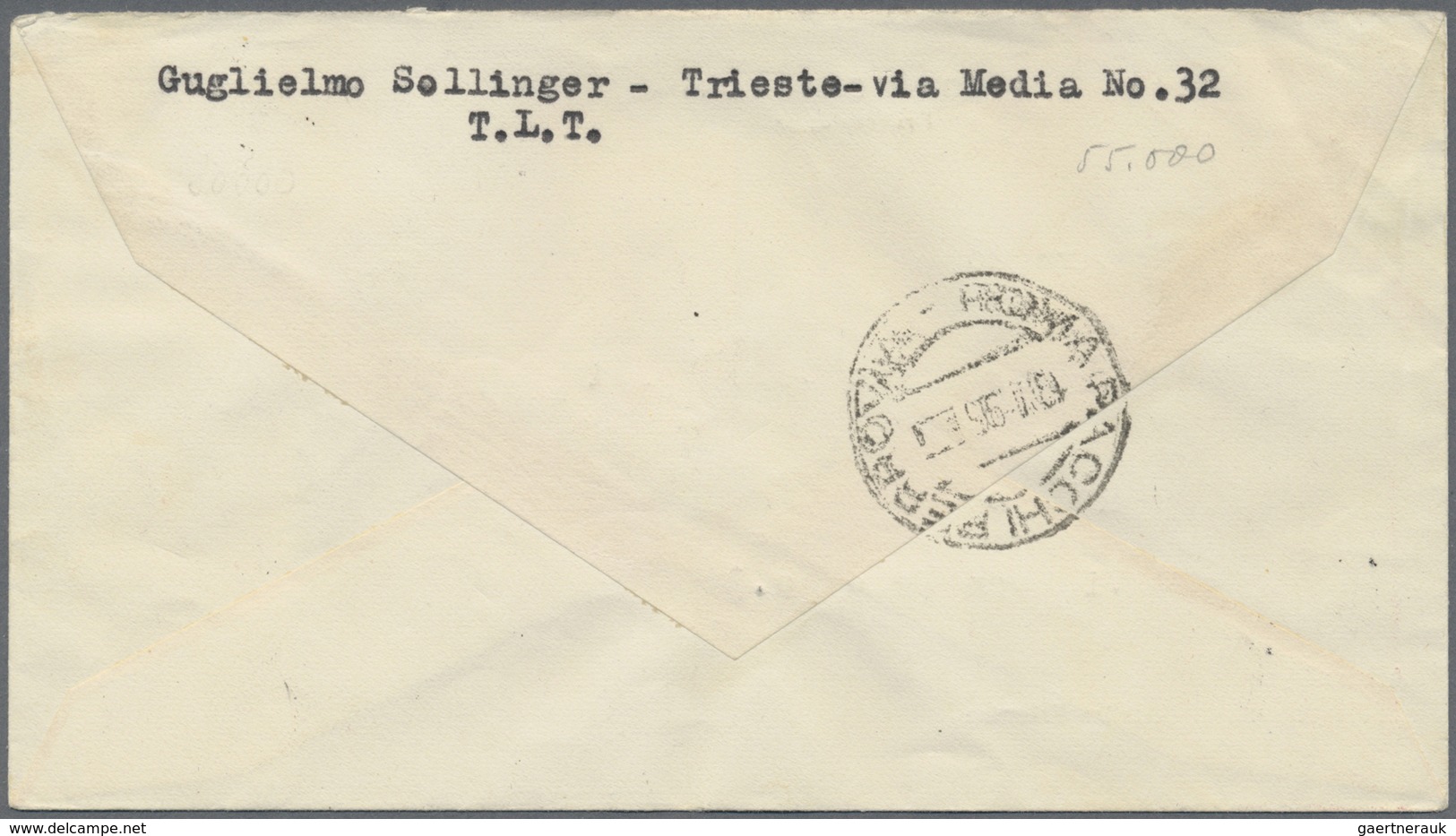 Triest - Zone A: 1951, Internationale Gymnastische Wettkämpfe In Florenz Auf Schuck-FDC Gelaufen Nac - Neufs