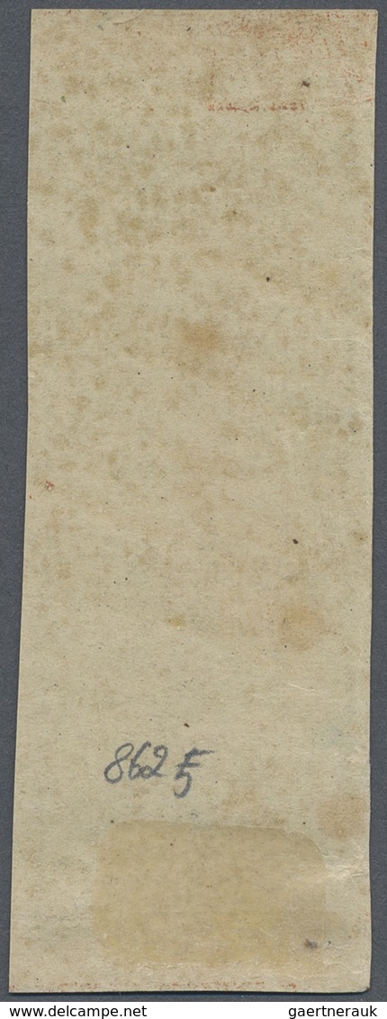 * Türkei: 1864, 3rd Print 20 Para Black On Deep Yellow Surface Coloured Thick Paper, A Fine Mint 'head - Brieven En Documenten