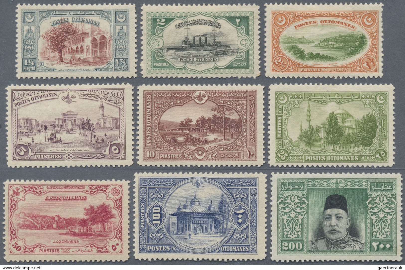 * Türkei: 1914, First London Printing Complete Set Of 17 Values, Mint Hinged, Very Fine And Fresh, Mic - Brieven En Documenten