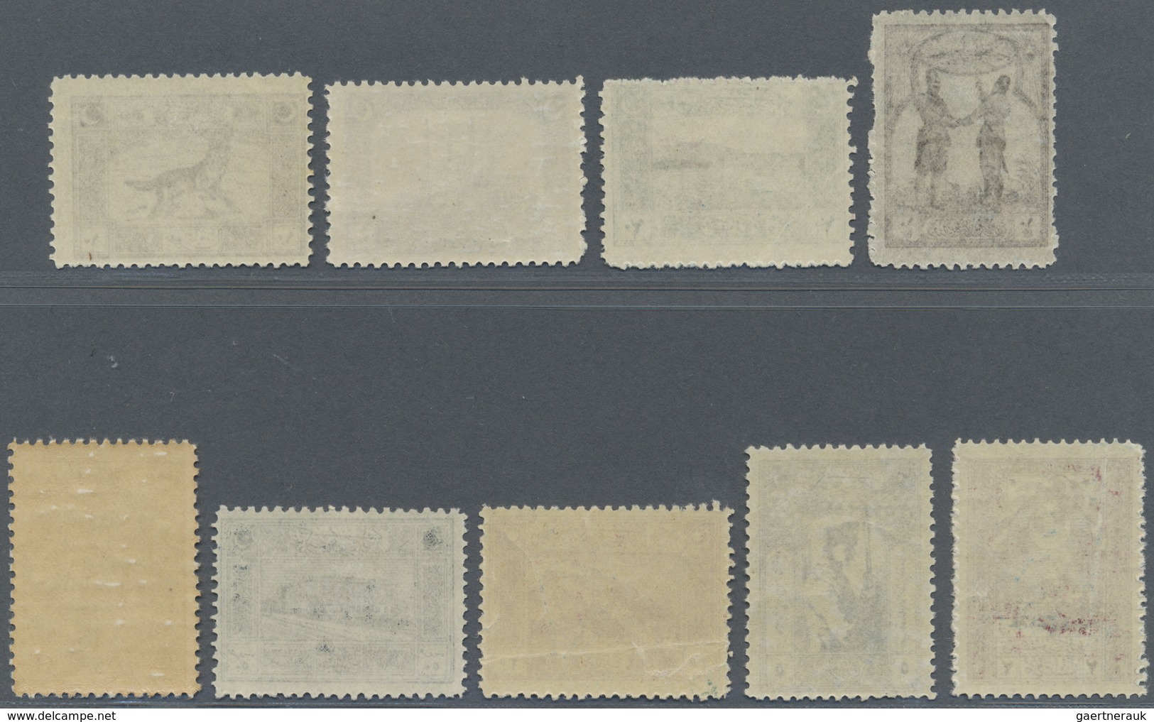 ** Türkei: 1922, Genoa Printing Complete Set Fine Mint Never Hinged, 100 Pia. Toned Perfs At Top Left, - Brieven En Documenten