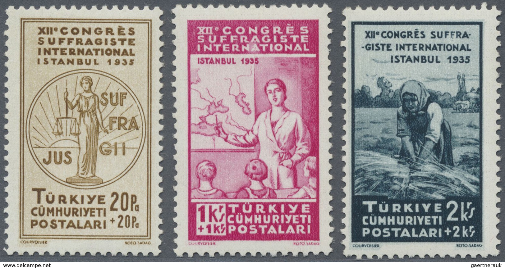 ** Türkei: Mi.Nr. 985-99 Postfrisch, Suffragetten Komplett, Tadellos, Mi. 1.400,- Euro - Brieven En Documenten