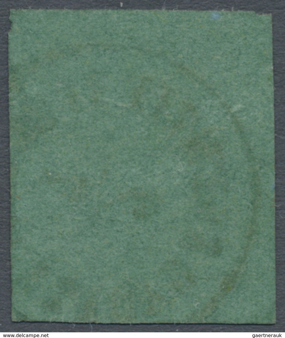 O Türkei - Lokalausgaben: KÜSTENDJE/CONSTANTA: 1867, 20 Pa Black On Green Canceled With Clear Circel S - Andere & Zonder Classificatie