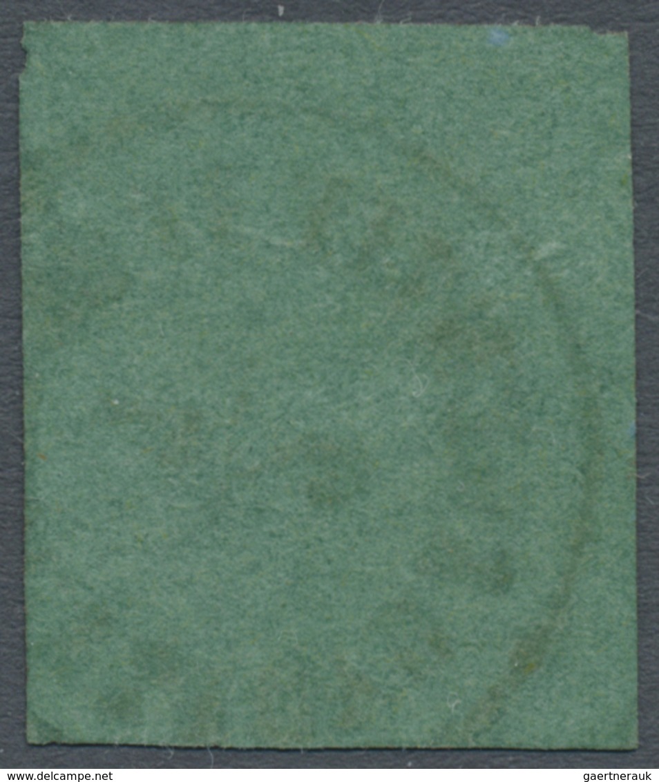 O Türkei - Lokalausgaben: KÜSTENDJE/CONSTANTA: 1867, 20 Pa Black On Green Canceled With Clear Circel S - Autres & Non Classés