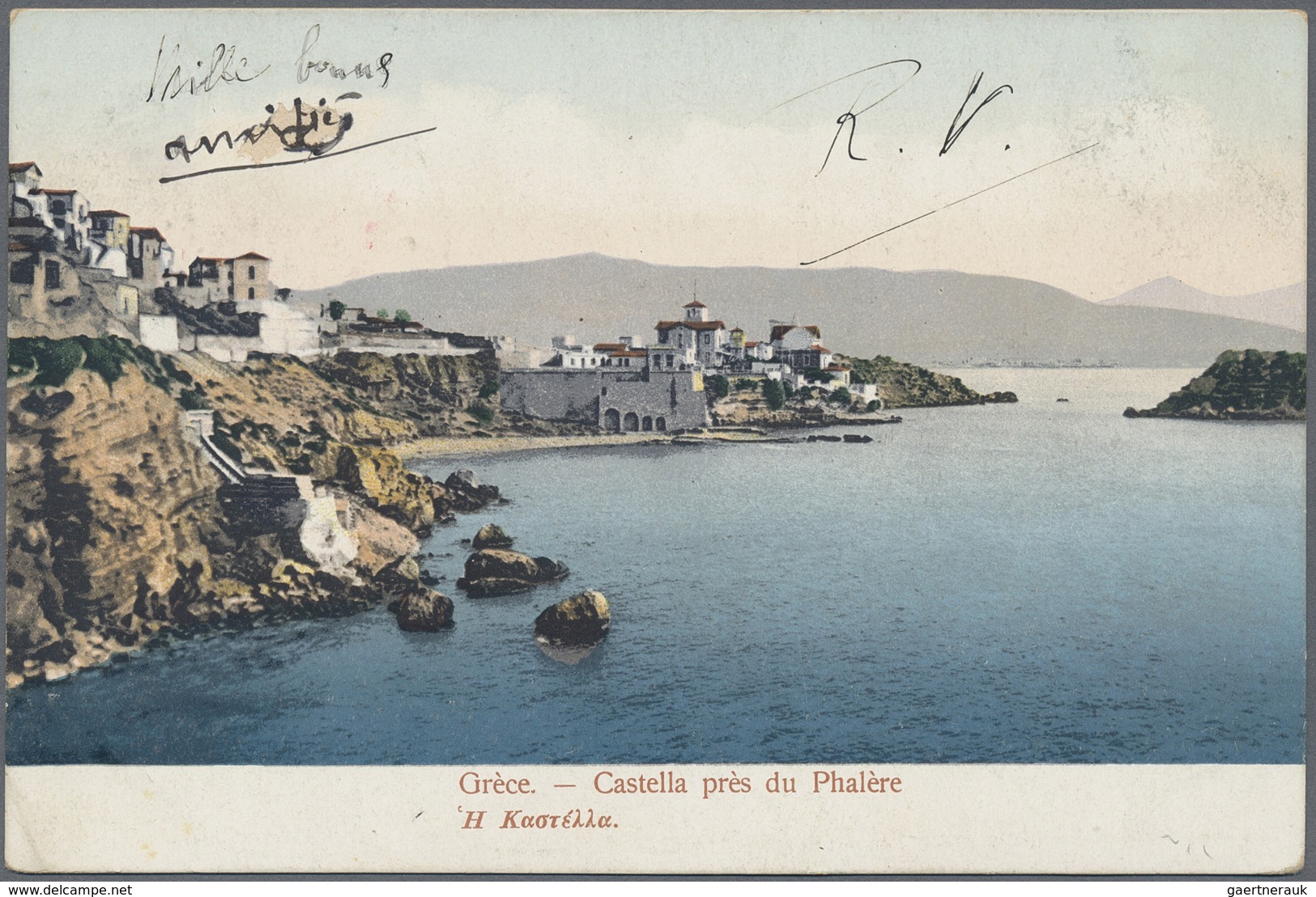 Br Türkei - Stempel: Dede-Aghadij. 1905. Picture Post Card Of 'Castella Lighthouse' Addressed To France - Autres & Non Classés