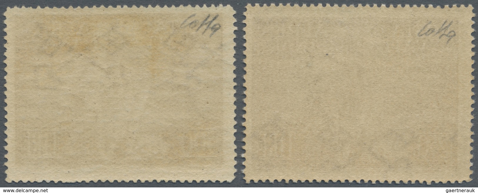 **/* Vatikan: 1948, Flugpostmarken 250 L. Schwarz Und 500 L. Ultramarin, Postfrisch Bzw. 500 L. Gummimgl. - Lettres & Documents