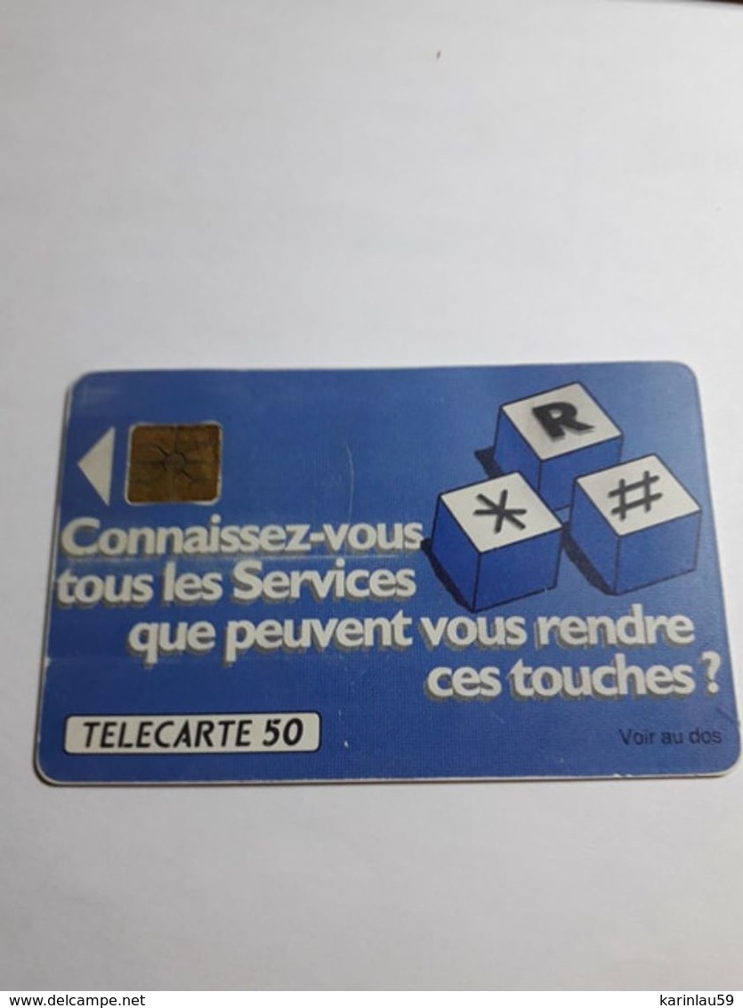 Télécarte ,connaissez-vous Tous Les Services Que Peuvent Vous Rendre Ces Touches ? 50 Unités , 1991 - Téléphones