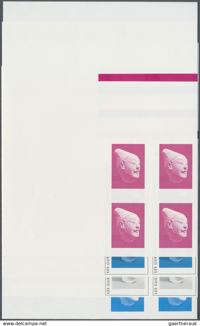 ** Vereinte Nationen - Genf: 1997, UNO Geneva. Imperforate Progressive Proof (10 Phases) In Corner Bloc - Neufs