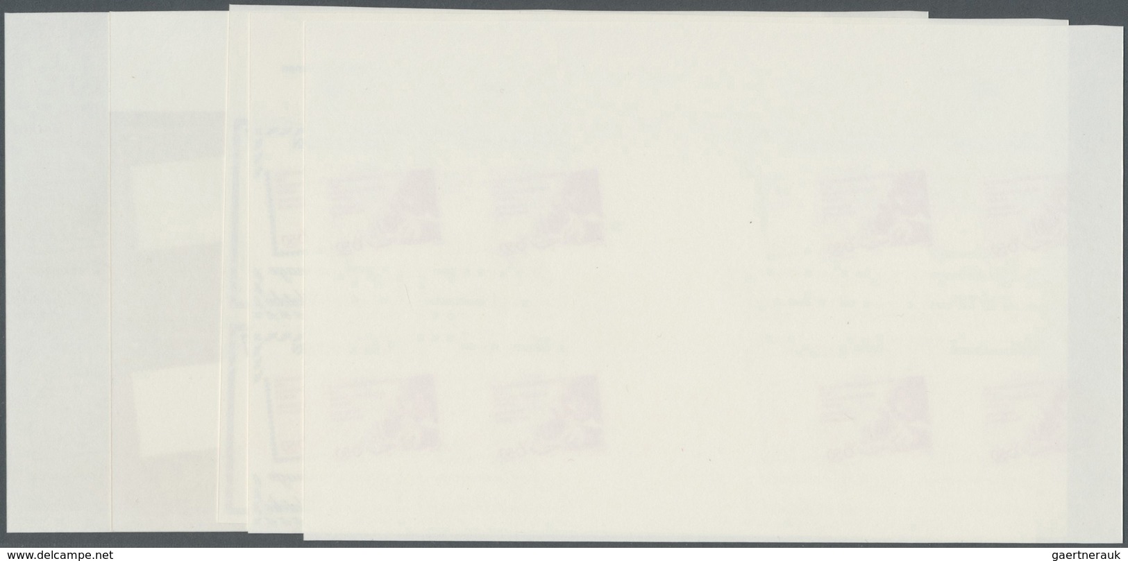 ** Vereinte Nationen - Wien: 1997. Progressive Proof (10 Phases) In Horizontal Gutter Pairs Of 2 Blocks - Ungebraucht