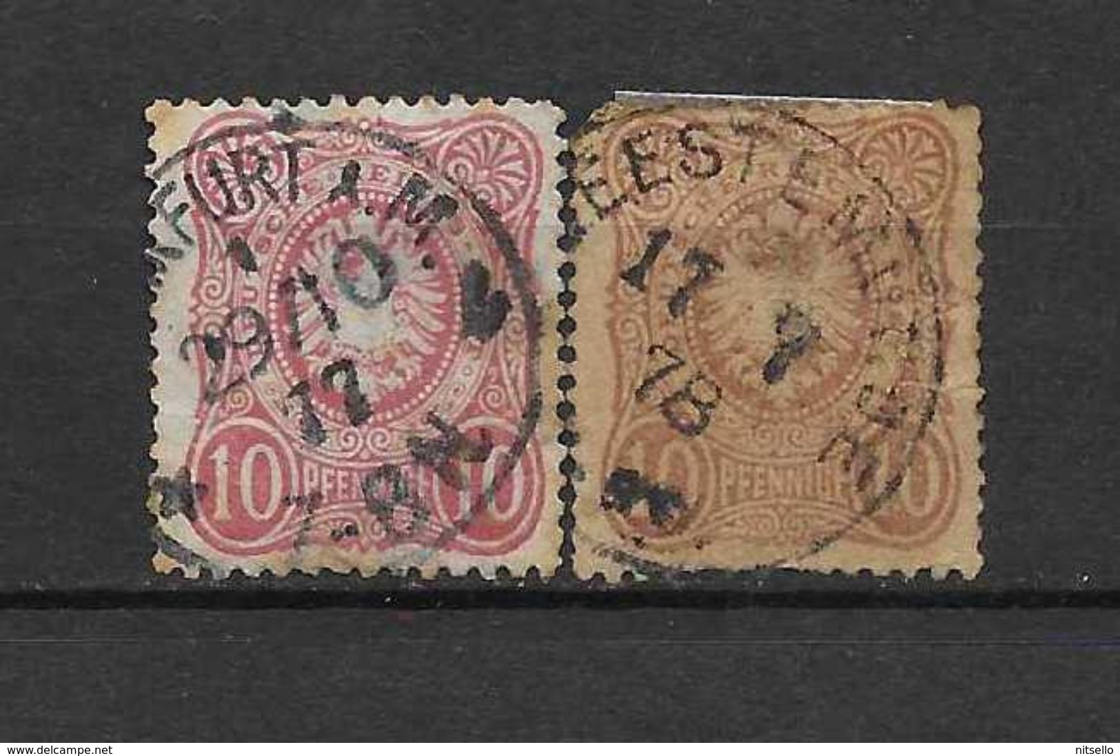 LOTE 1615  ///  ALEMANIA IMPERIO    YVERT Nº:  47 VARIEDAD DE COLOR    ¡¡¡¡ LIQUIDATION !!!! - Usados