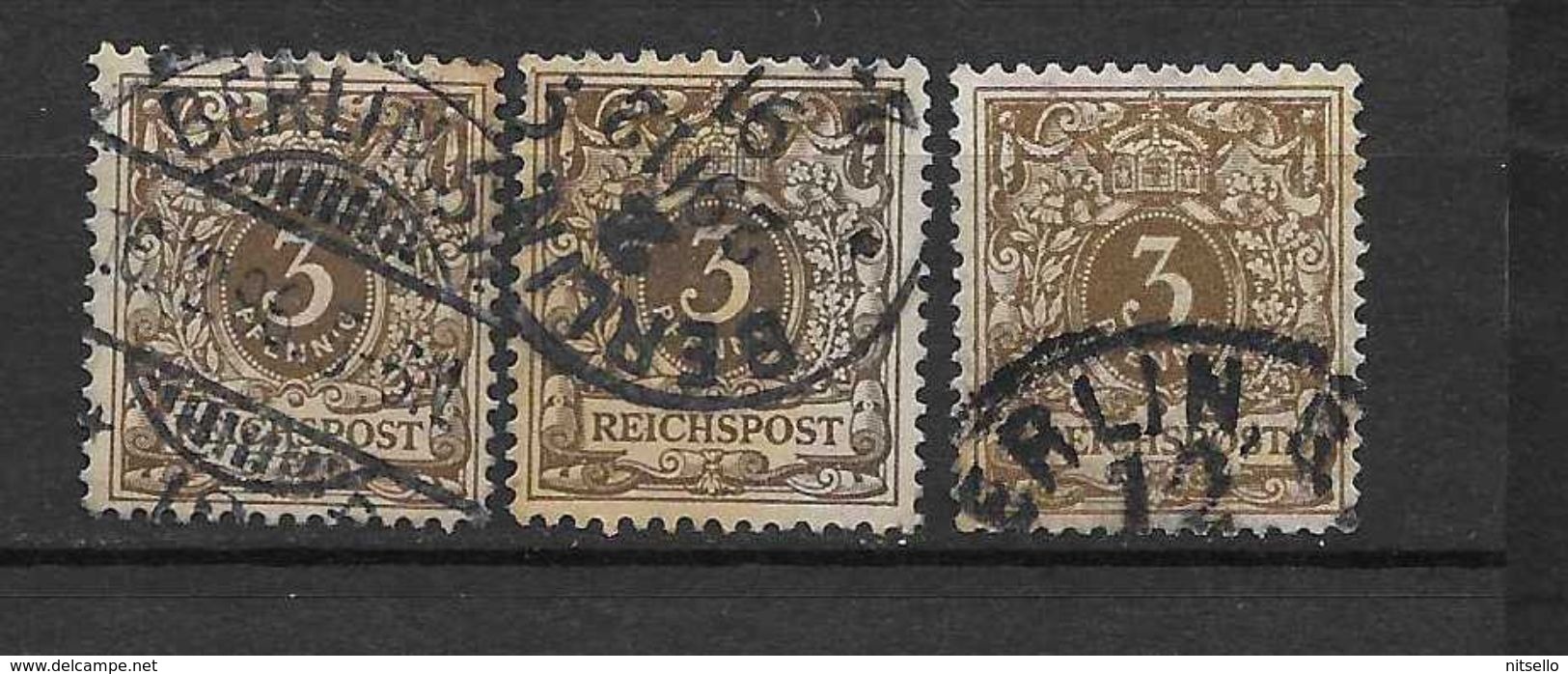 LOTE 1615  ///  ALEMANIA IMPERIO    YVERT Nº:  45  CON FECHADOR DE BERLIN - Usados