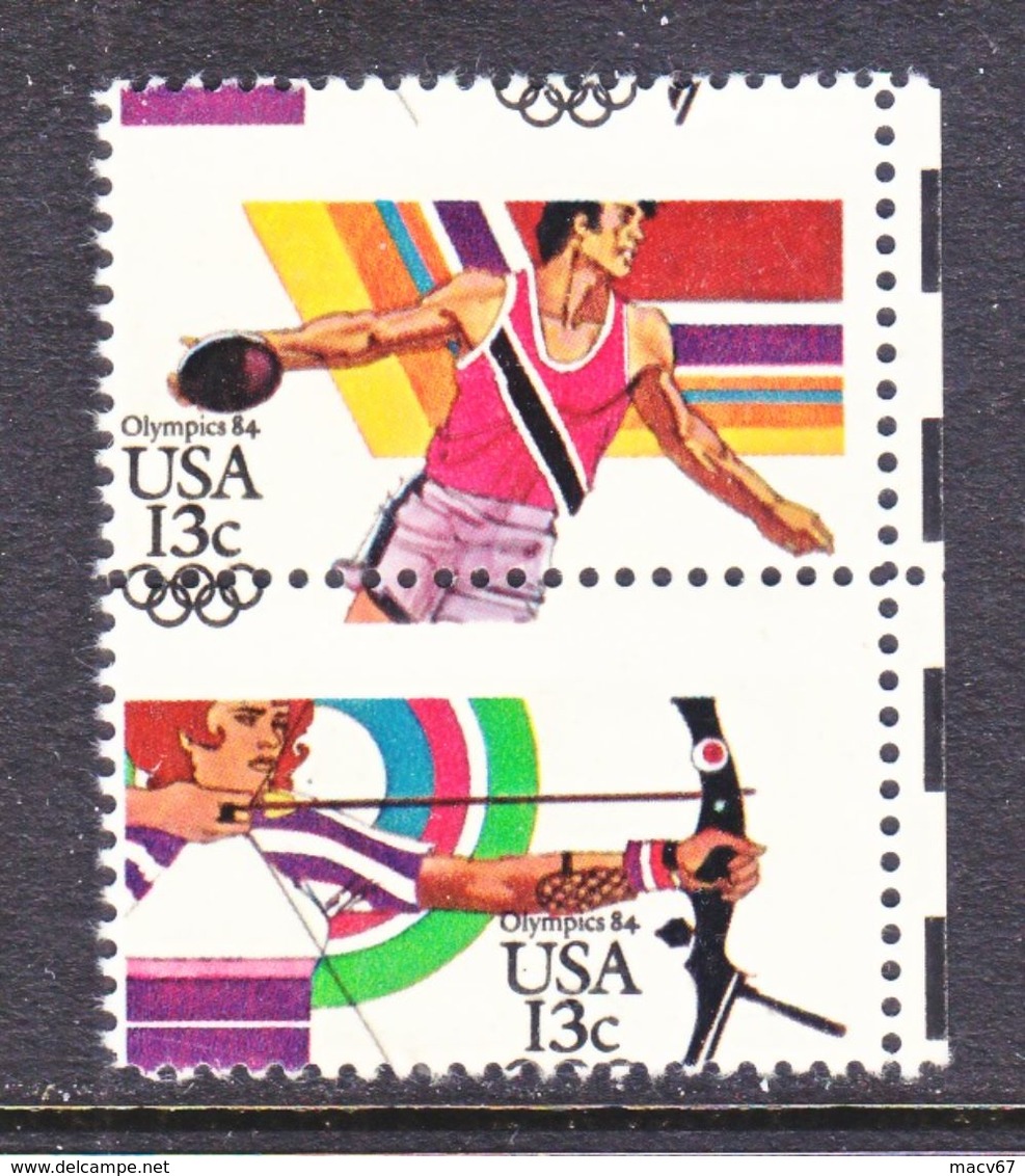 U.S.  2048/50    **   MIS-PERF  PAIR - Errors, Freaks & Oddities (EFOs)