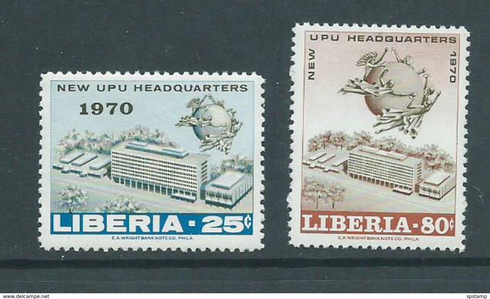 Liberia 1970 UPU Set 2 MNH - Post