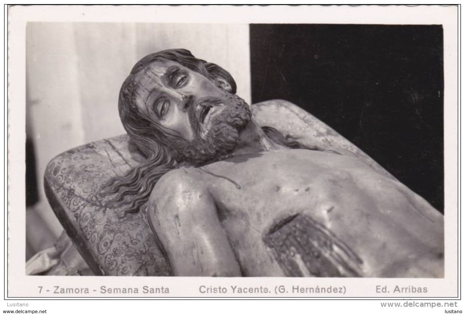 ZAMORA - Semana Santa - Cristo Yacente - Christ - Espana (2 Scans) - Zamora