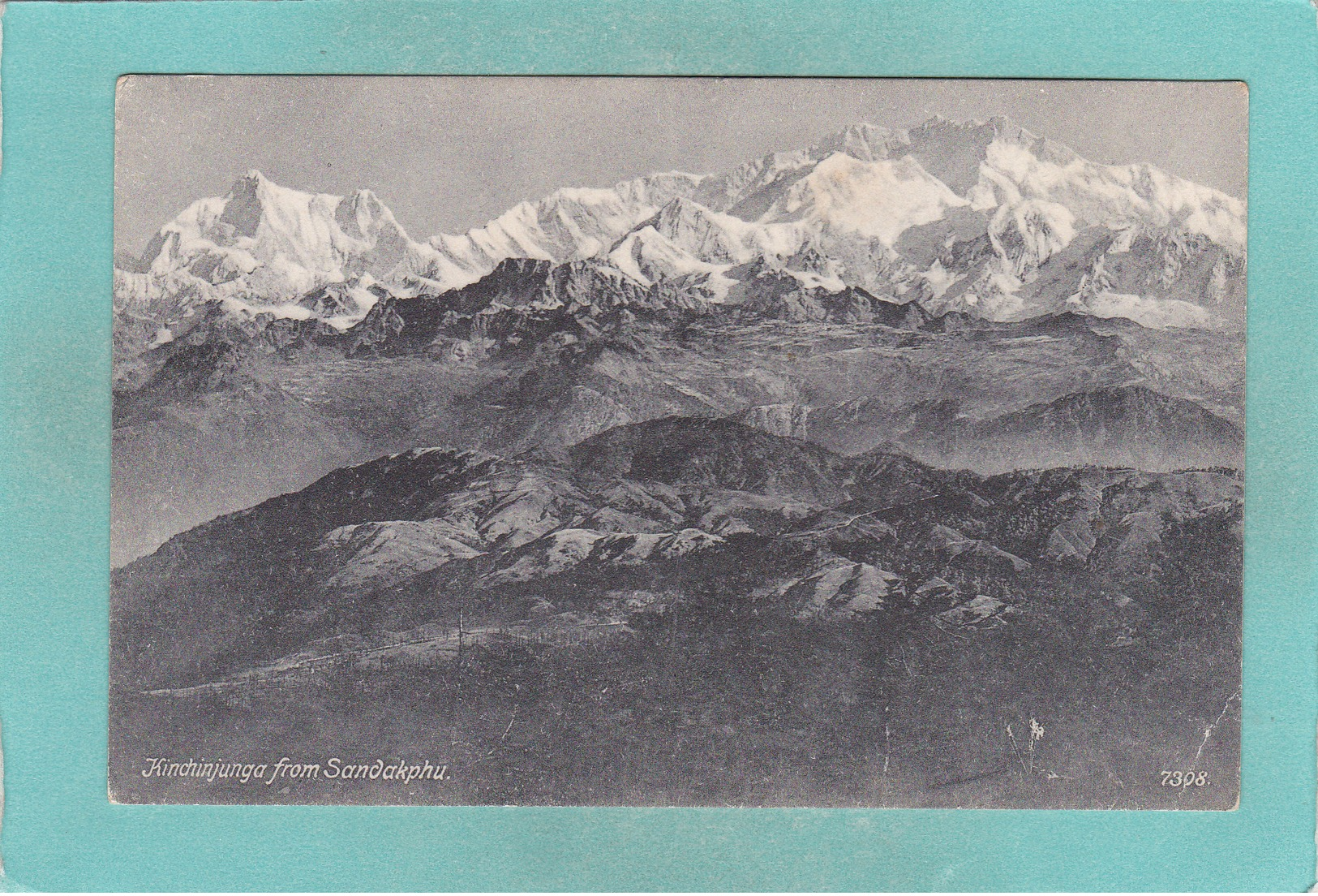 Small Postcard Of Kinchinjunga,Kanchenjunga,Nepal And Sikkim, India..Q81. - India