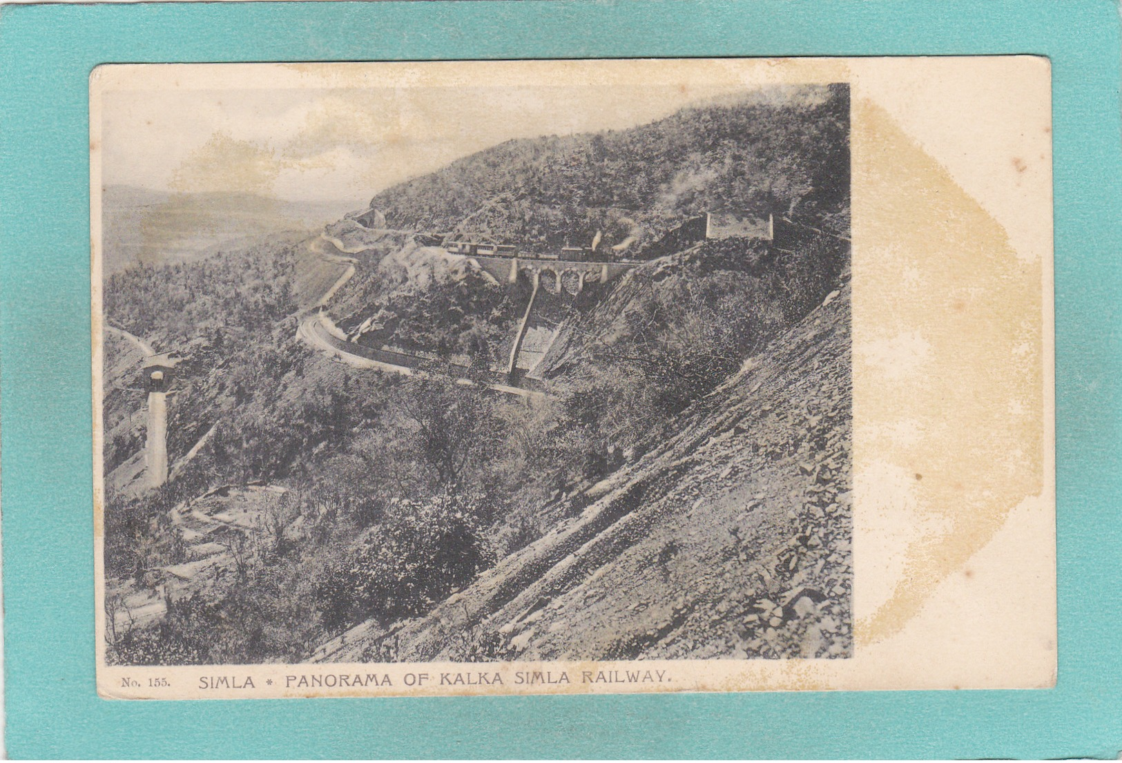 Small Postcard Of Viaduct On Kalka-Simla Railway.Shimla, Himachal Pradesh, India,Q81. - India