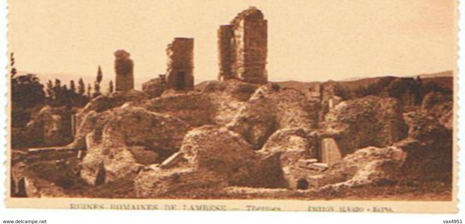 ALGERIE   RUINES ROMAINES DE LAMBESE  THERMES  ***** RARE    A   SAISIR     ***** - Autres & Non Classés