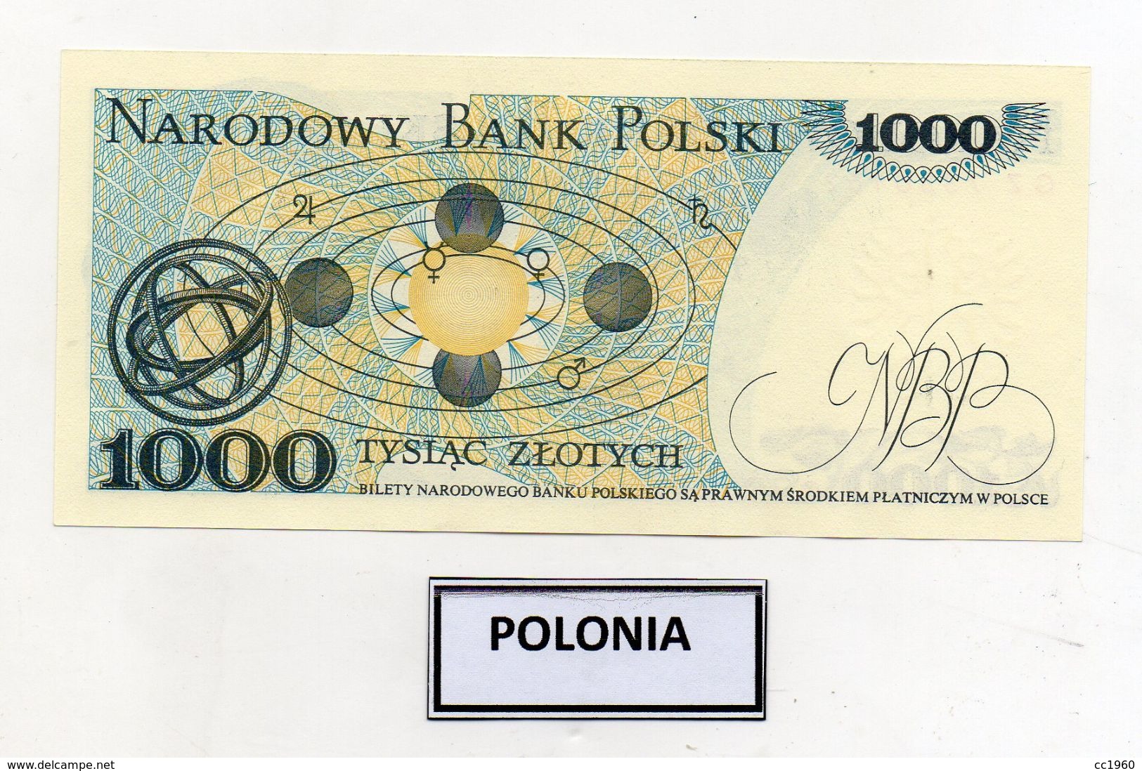 Polonia - 1982 - Banconota Da 1000 Sloty - Nuova -  (FDC8077) - Polonia