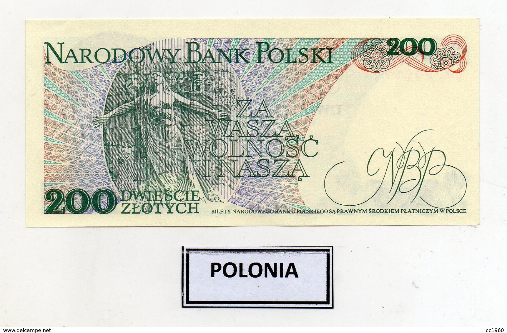 Polonia - 1988 - Banconota Da 200 Sloty - Nuova -  (FDC8079) - Polonia