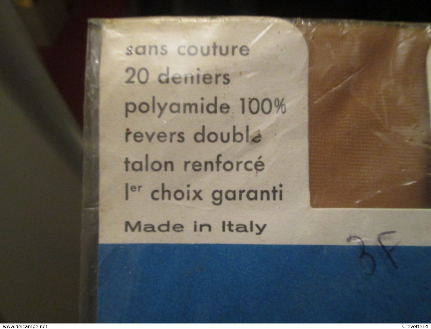 Paire De Bas TRAYAS POLYAMIDE  VINTAGE 20 DENIERS , Neufs 20 Deniers , BEIGE 1 , Taille 1 8 1/2 35/36 - Tights & Stockings