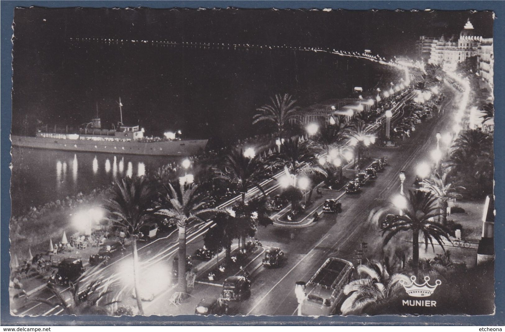 = Nice (Alpes-Maritimes) La Promenade Des Anglais La Nuit - Nice Bij Nacht