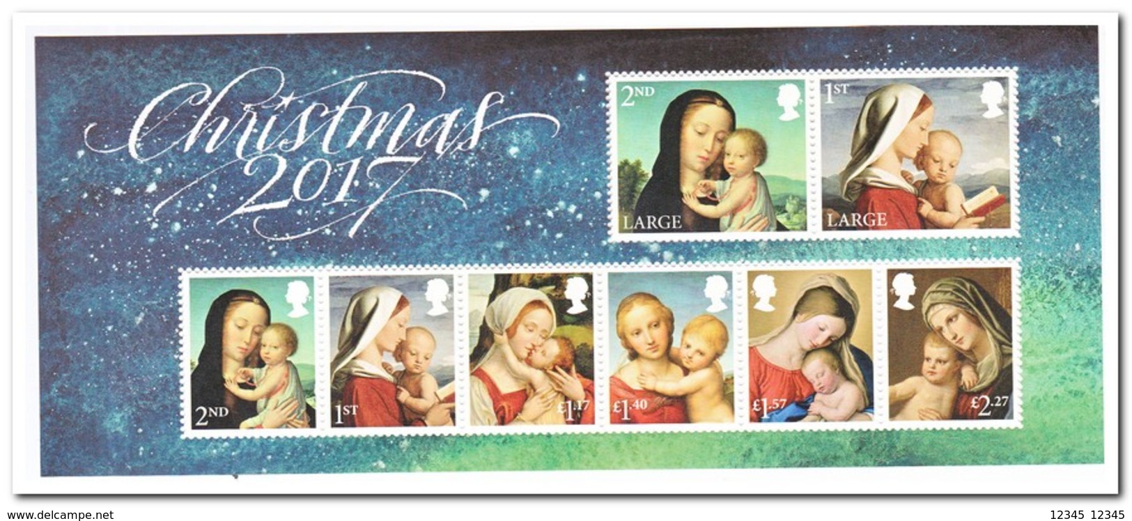 Engeland 2017, Postfris MNH, Christmas - Nuovi