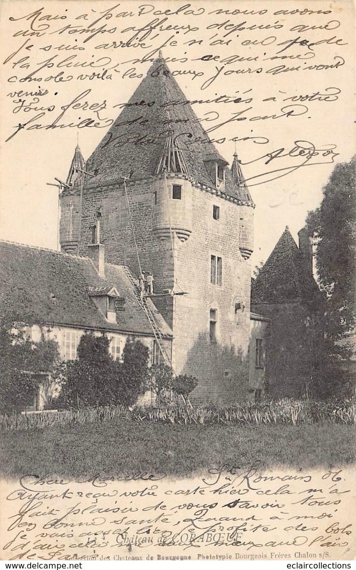 Ivry En Montagne      21         Château De Coraboeuf  -  Ouvriers Du Bâtiment             (voir Scan) - Autres & Non Classés